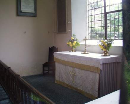A view of the Altar from a window