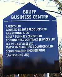Bruff Business Centre sign
