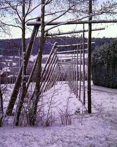 Suckley in the snow, January 2001. Photo copyright (c) 2001 Keith Bramich
